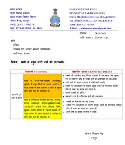 CG IMD Bulletin