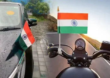 Independence Day 2024 Flag on Vehicles