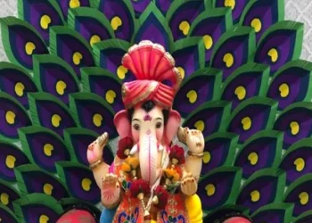 Ganesh Ji paper decoration 1