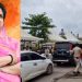 the convoy of bjp mla gayatri raje son vikram singh entered mahakal lok in ujjain