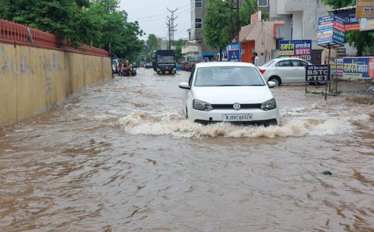 Heavy rain alert in 28 states of the country Flood in Ajmer Rajasthan Monsoon