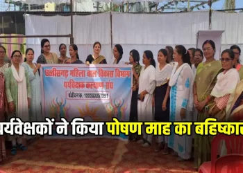 Mahila Bal Vikas Vibhag Supervisors Strike