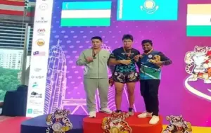 Bastar's Yuvraj Singh in World Muaythai Championship