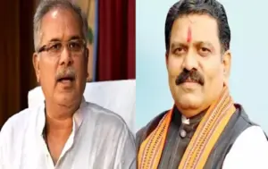 Bhupesh Baghel and Vijay Sharma