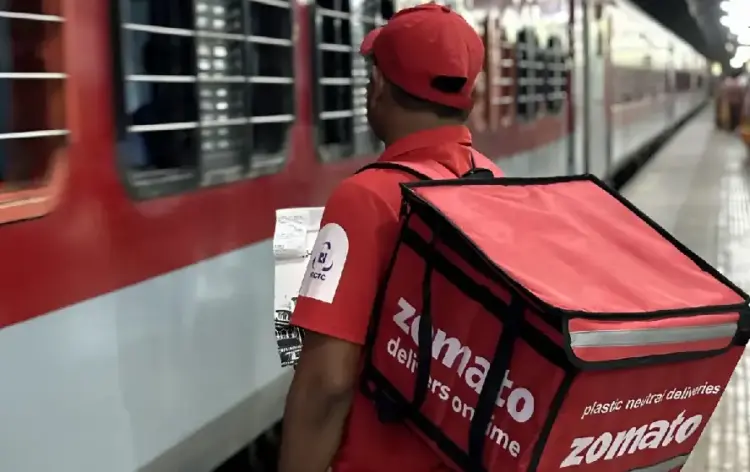 Zomato IRCTC Partnership