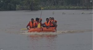 Surge in Indravati river, inspection of flood affected areas