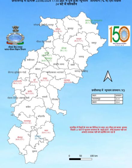 CG Monsoon Alert-IMD Raipur Bulletin