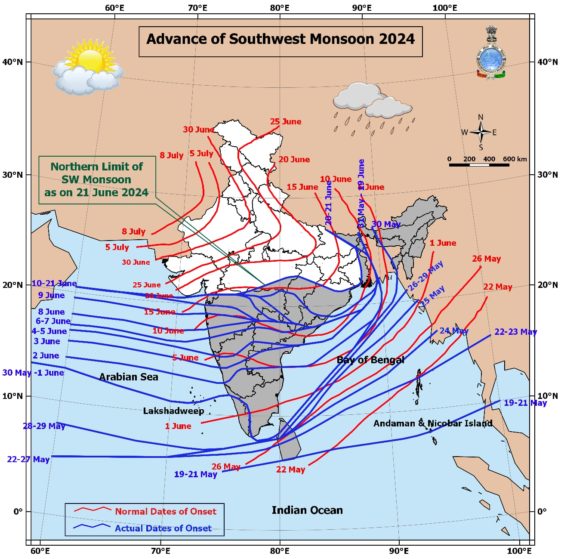 CG Monsoon Update 2024-IMD Raipur