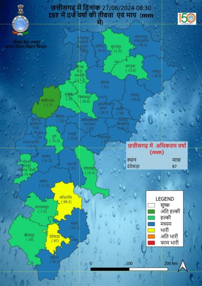 CG Monsoon Update-IMD Raipur