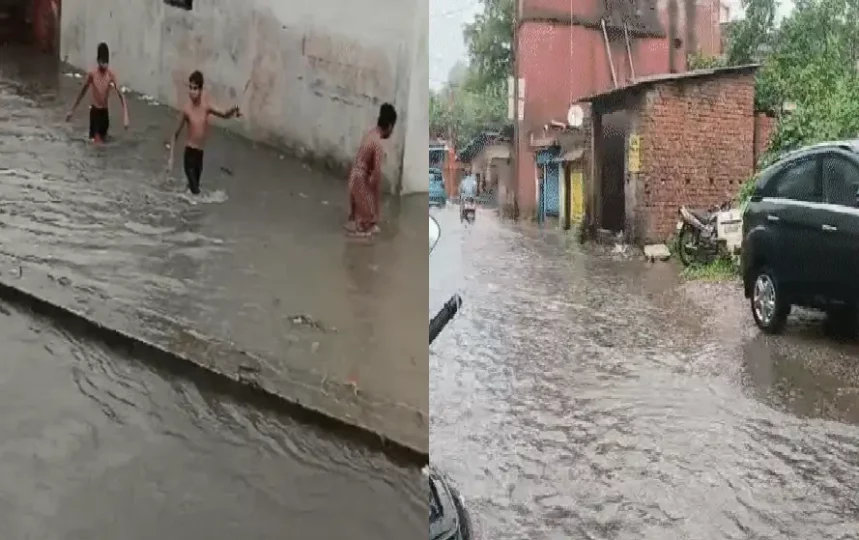 Raigarh filled with water