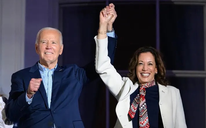 Joe Biden support Kamala Harris