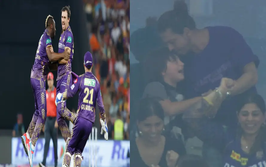 IPL 2024 Qualifier KKR की जीत पर झूमती नजर आई SRK की फैमिली