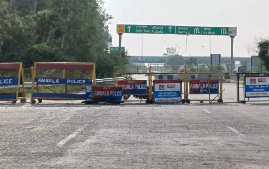 sambhu border