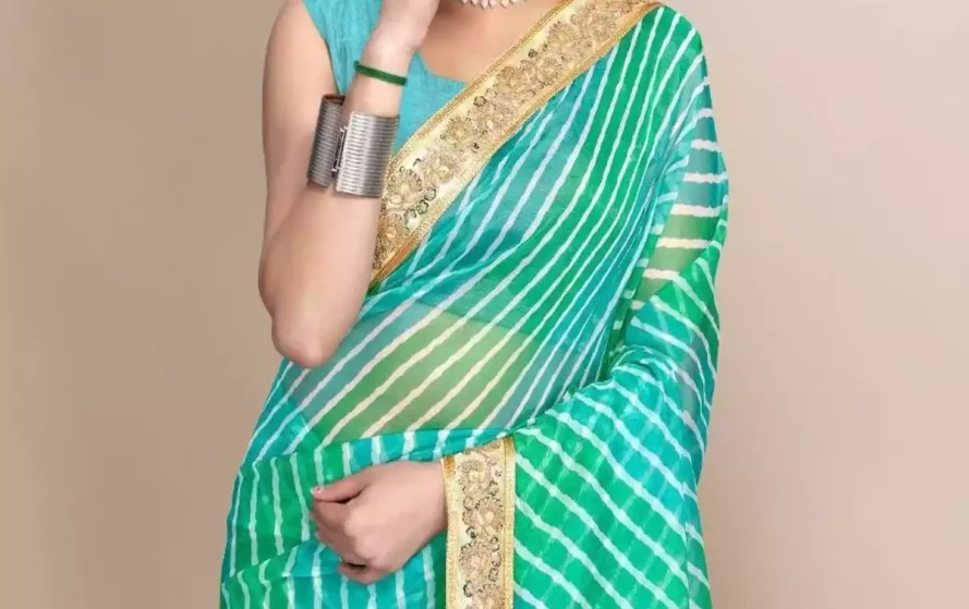 sawan lahariya sari design